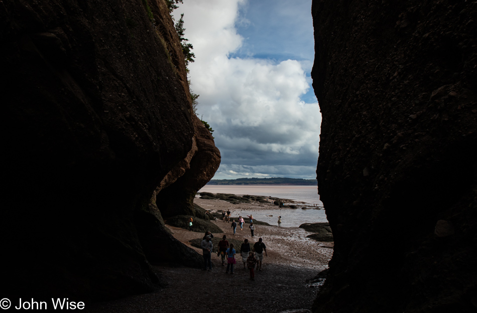 Hopewell Rocks Provincial Park at Hopewell Cape, New Brunswick, Canada