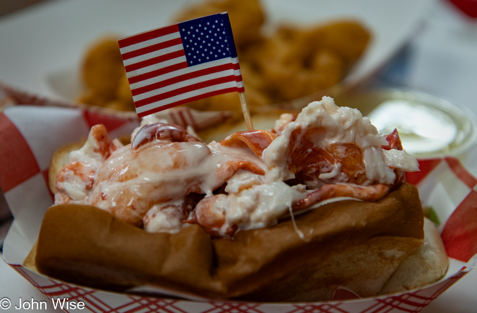 Lobster Roll from Red Barn Restaurant in Augusta, Maine