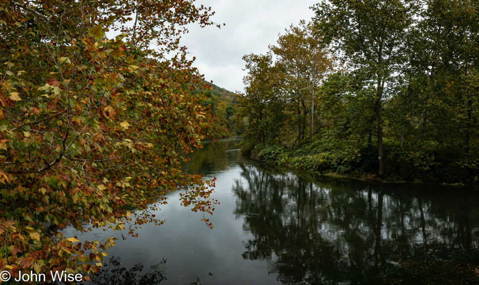 East Branch of the Delaware River near Margaretville, New York on NY Route 28