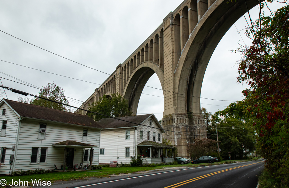 Tunkhannock Creek Viaduct in Nicholson, Pennsylvania