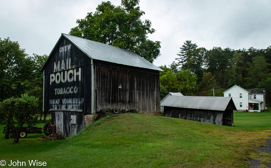 Mail Pouch Barn in Harrisonville, Pennsylvania