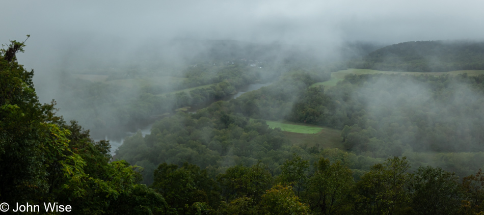 WV-9 at Prospect Point overlooking the Potomac River in Berkeley Springs, West Virginia