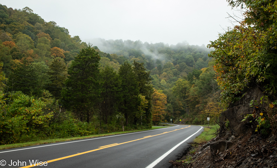 WV-50 in New Creek, West Virginia