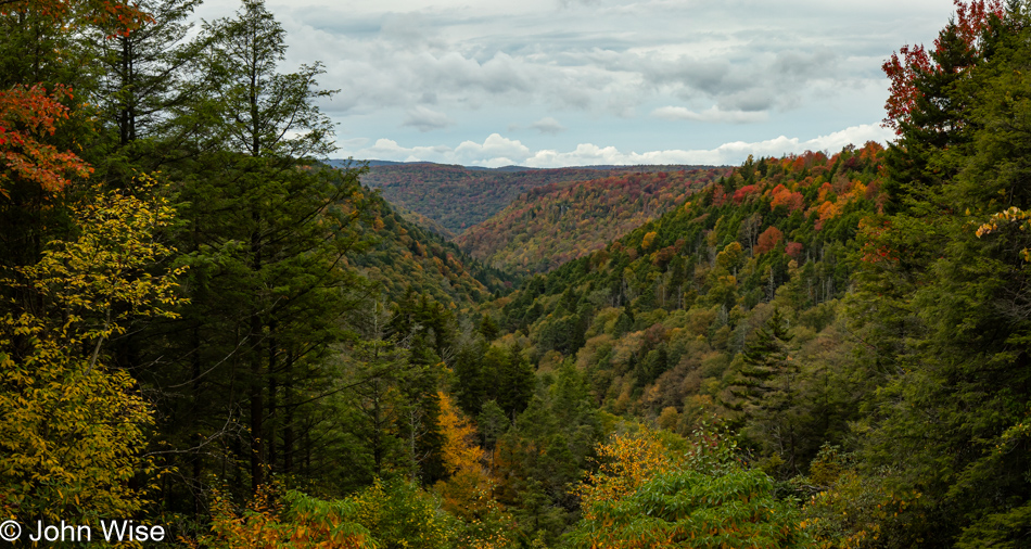 Blackwater Falls State Park in Davis, West Virginia