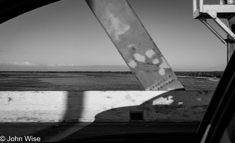 Over the Mississippi River entering Missouri