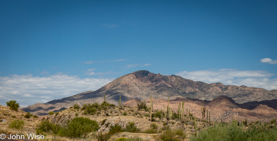 AZ 87 a.k.a., the Beeline Highway north of Fountain Hills, Arizona