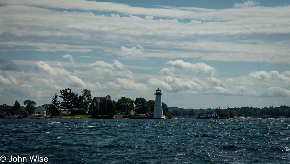 Rock Island Lighthouse in Clayton, New York