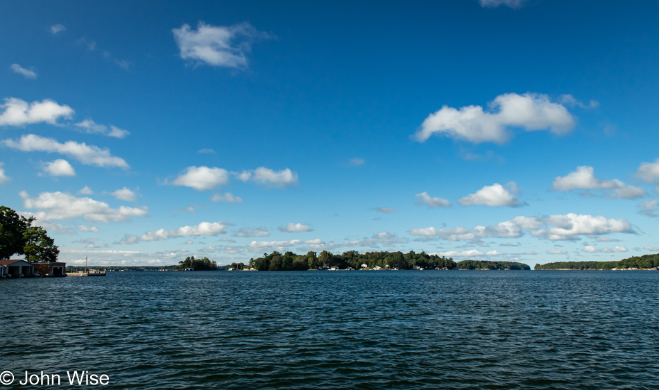 On the St. Lawrence Seaway in Alexander Bay, New York