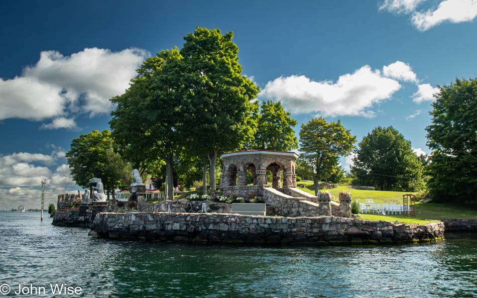 On the St. Lawrence Seaway in Alexander Bay, New York