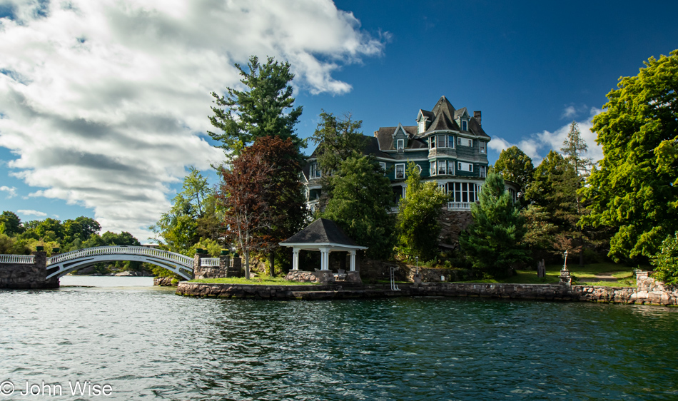 On the St. Lawrence Seaway in Alexander Bay, New York