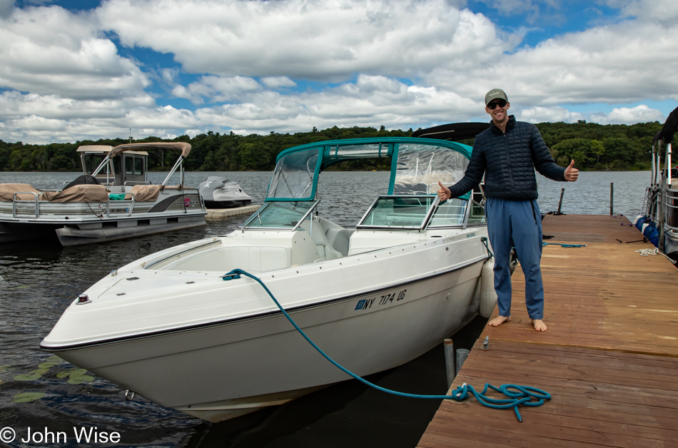 Captain Jordan Beach of 1000 Island Private Boat Tours in Wellesley Island, New York