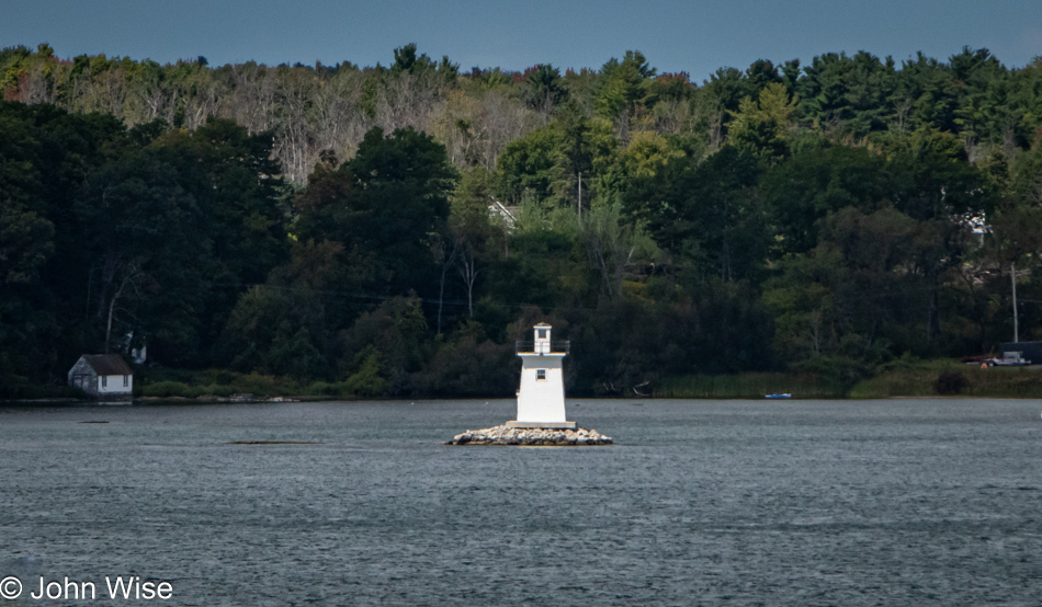 Cole Shoal Range Front Lighthouse in Brockville, Ontario, Canada