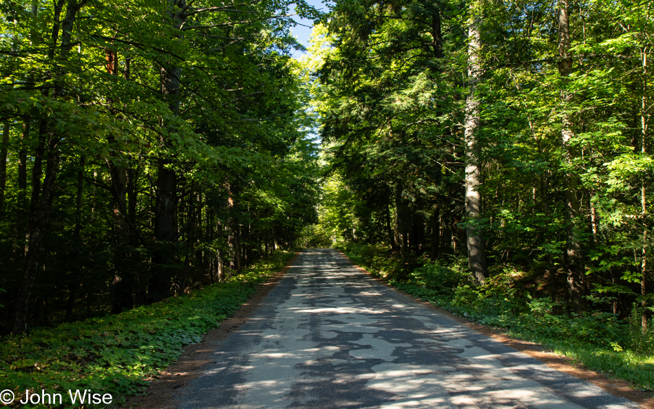 Dirt road near Highlands Forge Lake in Willsboro, New York