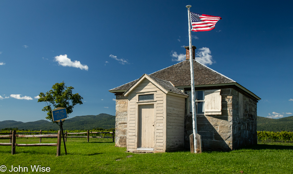 Old schoolhouse in Essex, New York