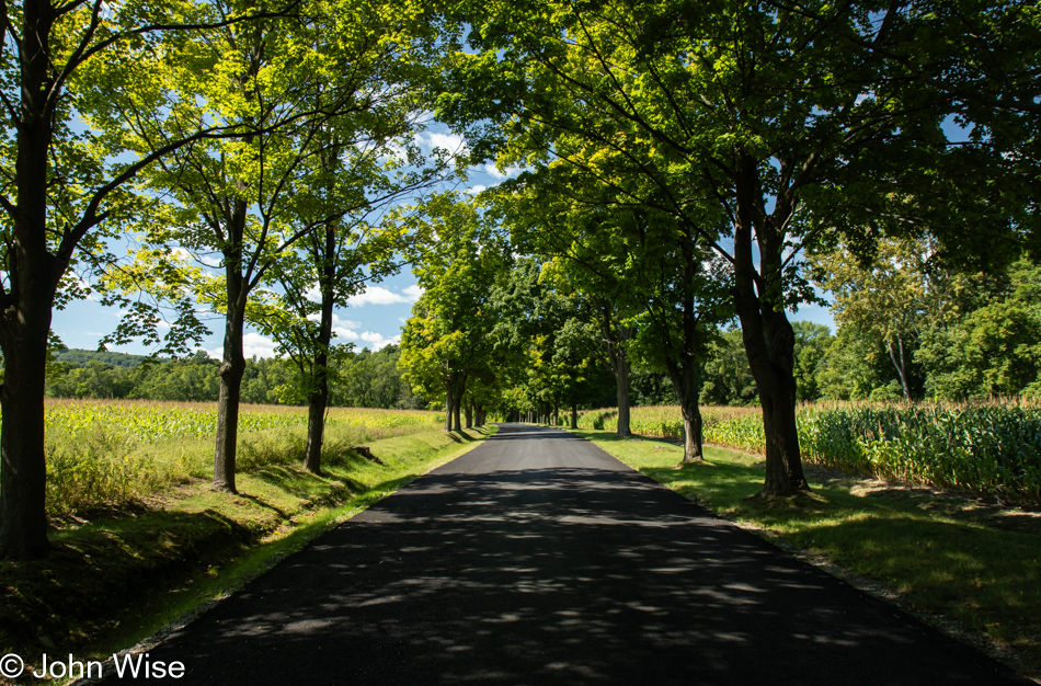 Road into Fort Ticonderoga, New York 