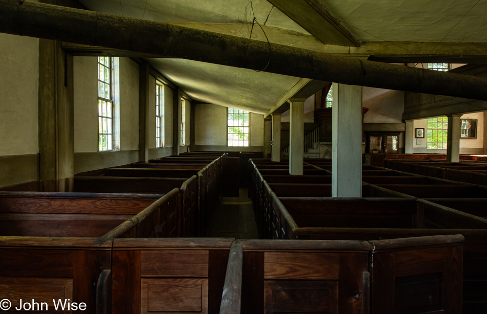 German Protestant Cemetery and Church in Waldboro, Maine