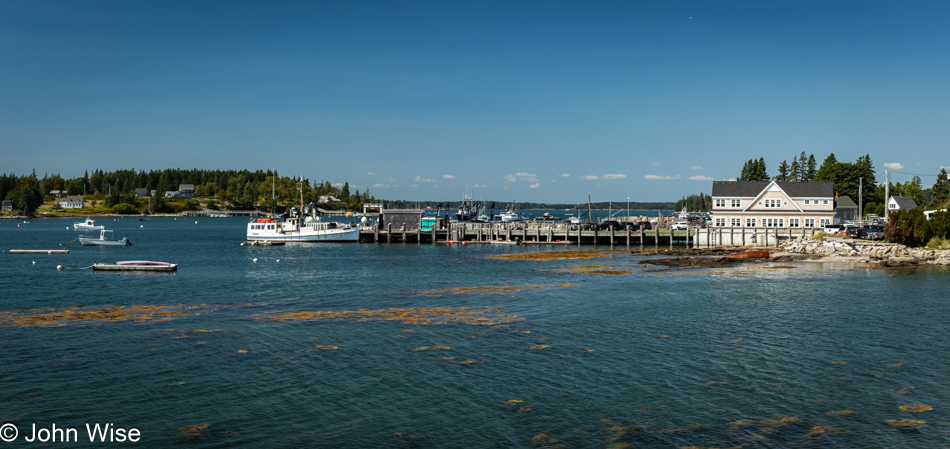 Bay view from Port Clyde, Maine