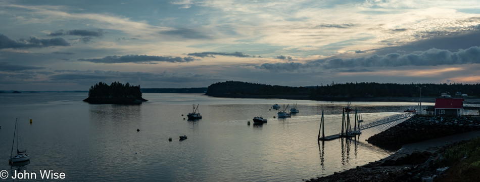 View from Lubec, Maine