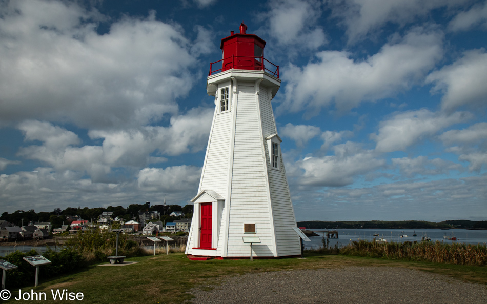 Mullholland Point Lighthouse on Campobello Island, New Brunswick, Canada