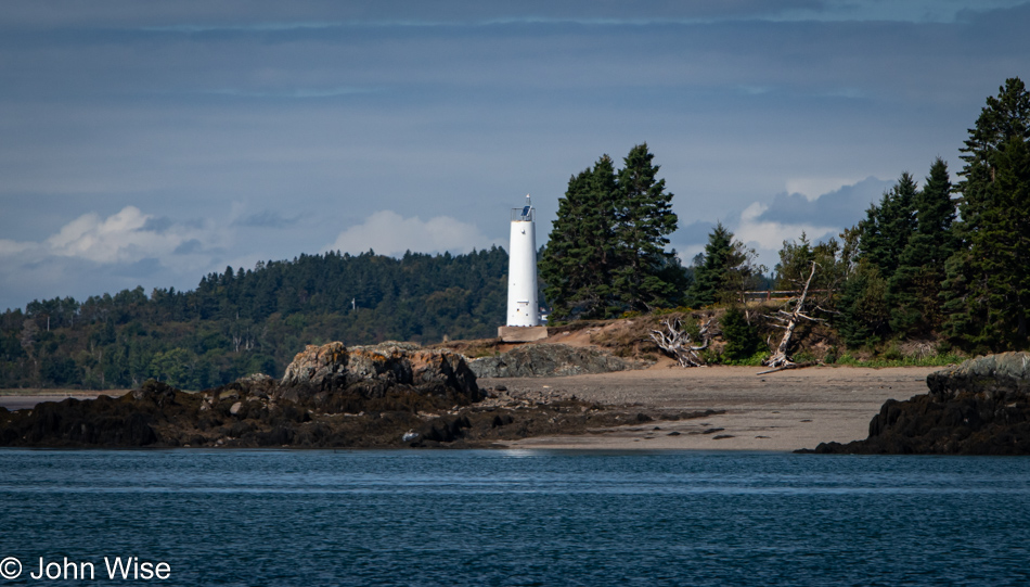 Deer Island Light Beacon on Deer Island, New Brunswick, Canada