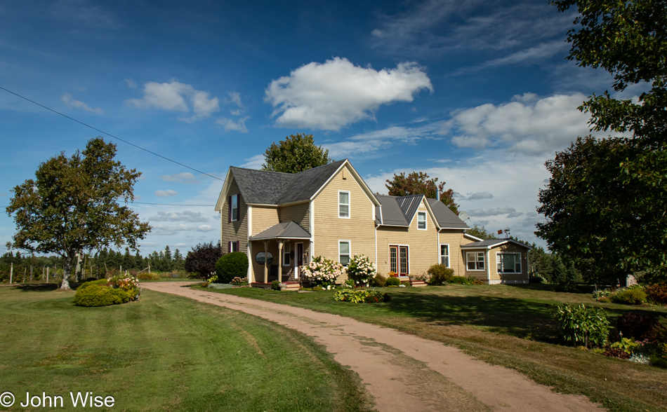 The Alston Farmhouse in Newtown, New Brunswick, Canada