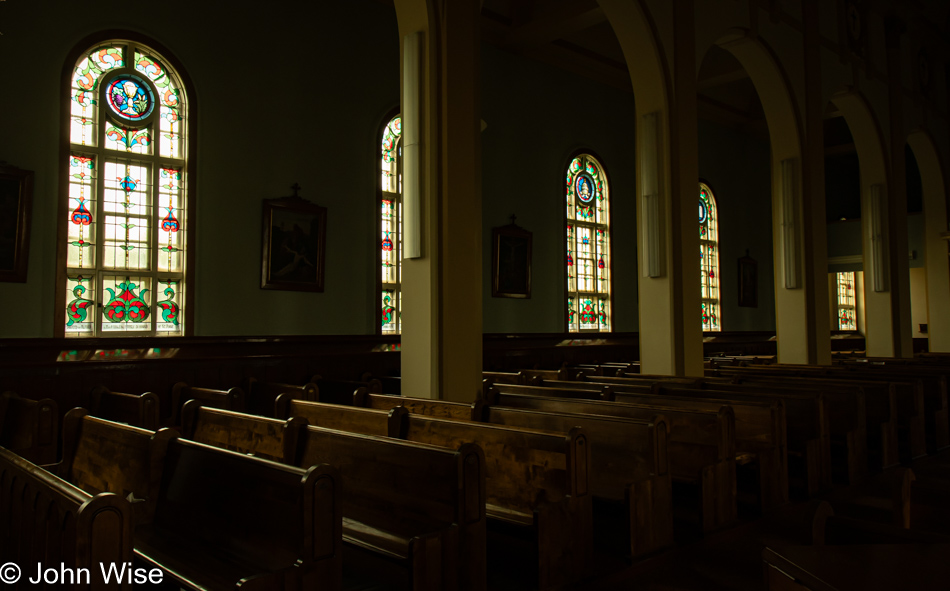 St Peter Church in St Peter Bay, Prince Edward Island, Canada