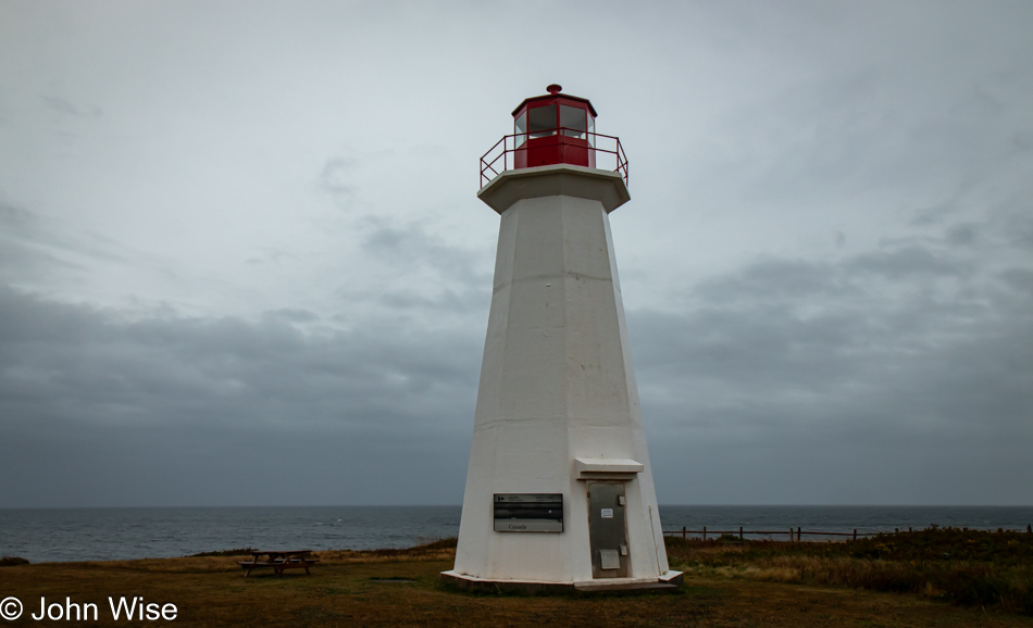 Shipwreck Point Lighthouse in Naufrage, Prince Edward Island, Canada