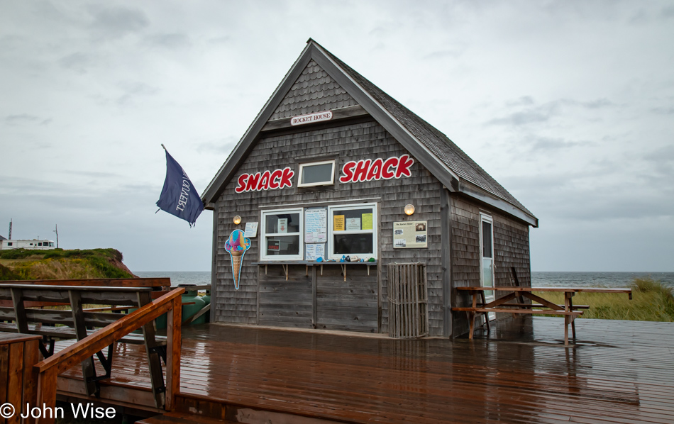 Snack Shack in Naufrage, Prince Edward Island, Canada