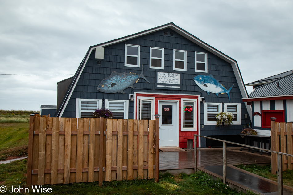 Boat House in North Lake, Prince Edward Island, Canada