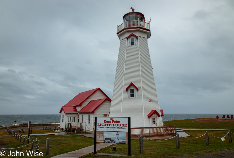 East Point Lighthouse on Prince Edward Island, Canada