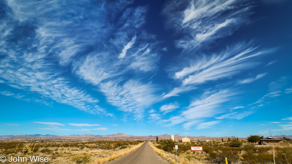 View north from Skyline Drive in Duncan, Arizona