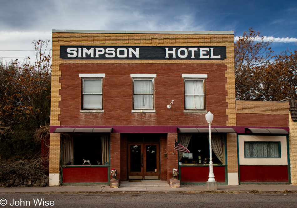 Simpson Hotel in Duncan, Arizona