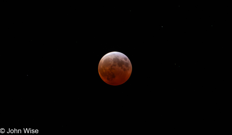 Blood Moon over Phoenix, Arizona